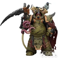 Фигурка JoyToy. Warhammer 40,000: Death Guard Deathshroud Terminator 2 with Manreaper and Plaguespurter Gauntlet 192680