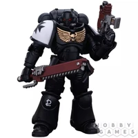 Фигурка JoyToy. Warhammer 40,000: Black Templars Outriders. Brother Valtus 183307
