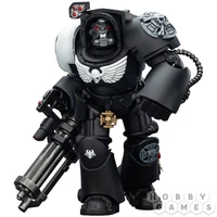 Фигурка JoyToy. Warhammer 40,000: Raven Guard Terminator 3 with Power Fist and Assault Cannon 756584