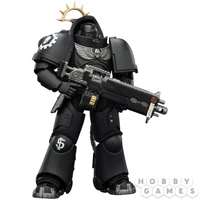 Фигурка JoyToy. Space Marine 2: Game Edition Iron Hands Heavy Intercessor with Heavy Bolt Rifle and Bolt Pistol 756583