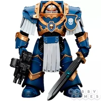 Фигурка JoyToy. Warhammer 30,000: Ultramarines Cataphractii Terminator Squad Sergeant with Power Sword 153982