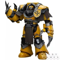 Фигурка JoyToy. Warhammer 30,000: Imperial Fists Legion Cataphractii Terminator Squad with Lightning Claws 141554