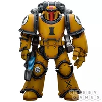 Фигурка JoyToy. Warhammer 30,000: Imperial Fists. Legion MkIII Tactical Squad Sergeant with Power Fist 138619