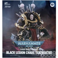 Фигурка JoyToy. Warhammer 40,000. Chaos Space Marines. Black Legion Chaos Terminator Brother Gornoth 100127