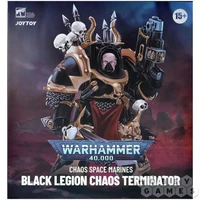 Фигурка JoyToy. Warhammer 40,000. Chaos Space Marines. Black Legion Chaos Terminator Brother Gnarl 100126