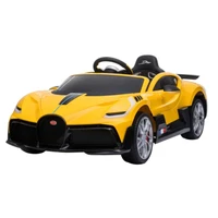 Детский электромобиль Bugatti Divo (желтый лак, 12V) - HL338 HL338-YELLOW-PAINT