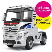 Детский электромобиль фура Mercedes-Benz Actros 4WD 12V - HL358-LUX-WHITE HL358-LUX-WHITE