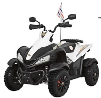 Детский электроквадроцикл Dongma ATV White 12V с кожаным сиденьем - DMD-268A-LUX-W DMD-268A-LUX-WHITE