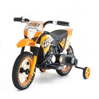 Детский кроссовый электромотоцикл Qike TD Orange 6V - QK-3058-ORANGE QK-3058-ORANGE