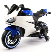 Детский электромотоцикл Ducati 12V - FT-1628-BLUE-WHITE FT-1628-BLUE-WHITE