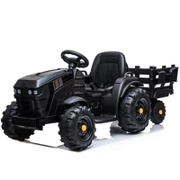 Детский электромобиль Bettyma трактор с прицепом 2WD 12V - BDM0925-BLACK BDM0925-BLACK