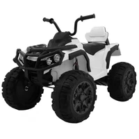 Детский квадроцикл Grizzly ATV 4WD White 12V с пультом управления - BDM0906-4 BDM0906-4-WHITE-RC