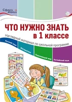 Что нужно знать в 1 классе: наглядный материал по школьной программе. 32 учебных таблицы 1796840952