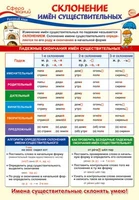 ПО-14259 ПЛАКАТ А3. Русский язык в 4 классе. Склонение имен существительных 756146155