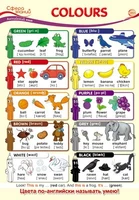 ПО-13436 Плакат А3. Английский язык в 1 классе. Colours 342659177