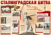 ПЛ-11072 Демонстрационный плакат А1. Сталинградская битва 1334187096