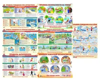 *Комплект демонстрационных плакатов А2 Безопасность: 7 плакатов А2 68393227