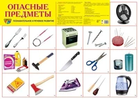Демонстрационный плакат СУПЕР А2 Опасные предметы 1114938202