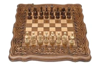 Шахматы + нарды резные "Бриз" 50, Haleyan 878884571