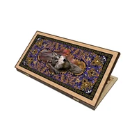 Нарды + Шашки Сирия Волк малые (Россия, дерево, 40 см), Partida 450781108