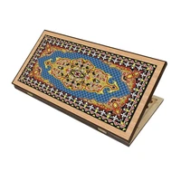 Нарды + Шашки Сирия Голубые средние (Россия, дерево, 50 см), Partida 1451543203