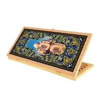 Нарды + Шашки Аравия Тадж-Махал средние (Россия, дерево, 50 см), Partida 1460393961