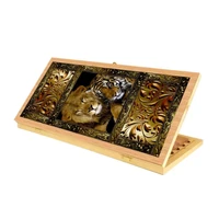 Нарды + Шашки Аравия Львы большие (Россия, дерево, 60 см), Partida 1719605677