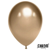 Шар (5''/13 см), Античное золото, хром, 50 шт., 605164 1872287981