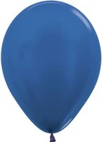 Шар (5''/13 см), Синий (540), металлик, 100 шт., 208671 630149078