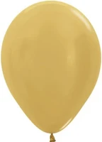 Шар (5''/13 см), Золото яркое (570), металлик, 100 шт., 208275 1503936270