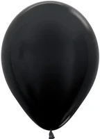 Шар (5''/13 см), Черный (580), металлик, 100 шт., 209074 800333523