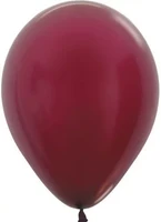 Шар (5''/13 см), Бургундия (518), металлик, 100 шт., 209173 551767847
