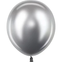 Шар (10''/25 см), Серебро, хром, 50 шт., 512-10K2 1372221524