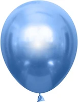 Шар (10''/25 см), Синий, хром, 50 шт., 910103 1830044033