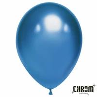 Шар (10''/25 см), Синий, хром, 50 шт., 600103 407942083