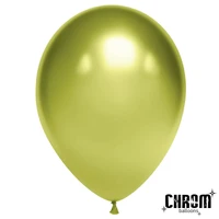Шар (10''/25 см), Лайм, хром, 50 шт., 600109 1980654597