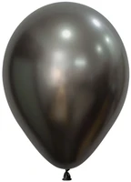 Шар (12''/30 см), Полуночный Серый (880), шелк, 12 шт., 418308 332094740