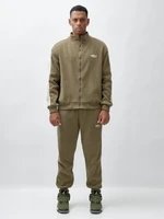Спортивный костюм мужской демисезонный на флисе цвета хаки 330Kh 1832310858