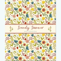 НОВИНКА! Тетрадь общая 48 листов на скрепке "Scandy Summer Pattern" 1529692272