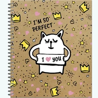 НОВИНКА! Тетрадь общая 48 листов на спирали "Funny doodle" 1533453555
