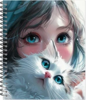 Тетрадь общая "Anime cats", 96 л., гребень 389161998