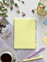НОВИНКА! Тетрадь А5 80 л. Pastel Collection Yellow, с пластиковой обложкой, на металлическом гребне 1560277212