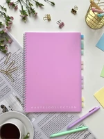 НОВИНКА! Тетрадь А4 80 л. Pastel Collection Pink, с пластиковой обложкой, на металлическом гребне 987844183