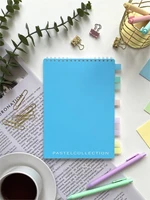 НОВИНКА! Блокнот А5 60 л. Pastel Collection Blue/Mint, с обложкой из двухстроннего двухцветного пластика, на металлическом гребне 116271894