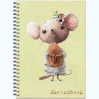 Блокнот-скетчбук SKETCHBOOK А5 с жесткой обложкой 60л. "Милашки" 748720746