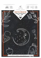 Блокнот-скетчбук SKETCHBOOK BLACK А5 20 листов на металлическом гребне 1840913450