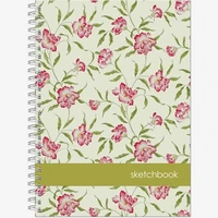 Блокнот-скетчбук SKETCHBOOK А5 с жесткой обложкой 60л. "Нежность" 1993026087