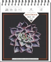 Блокнот-скетчбук SKETCHBOOK BLACK 20 листов на металлическом гребне 508205271