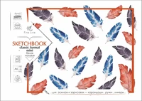 Блокнот-скетчбук SKETCHBOOK MINI формат А6 60 листов на металлическом гребне 647698053
