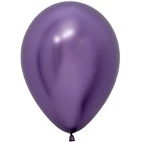 Шар (12''/30 см), Reflex, Зеркальный блеск, Фиолетовый (951), хром, 12 шт., 169743 142466895